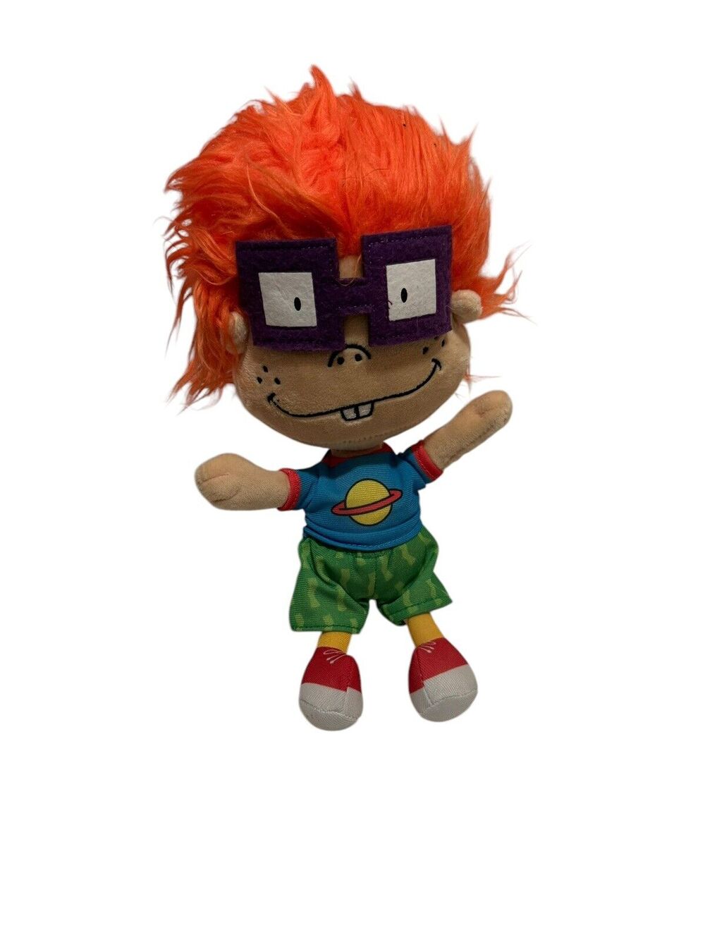 CHUCKIE FINSTER • Rugrats Viacom Nickelodeon Plush Stuffed Animal 8" 2018